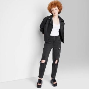 Wild Fable Women’s Super High-Rise Tapered Black Jeans
